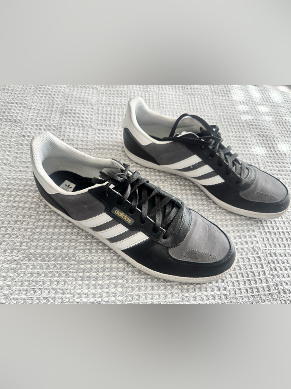 Adidas Leonero Black White Grey
